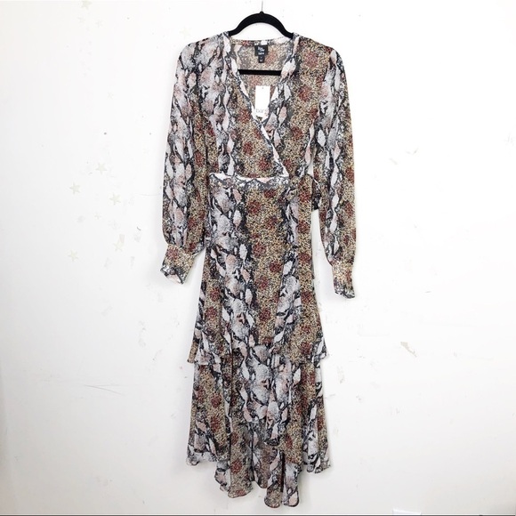 BAR 111 Blua & Tilly Multisnake print wrap dress - Picture 12 of 12